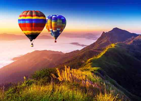 Hot Air Balloon Ride in Manali