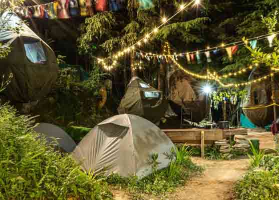 Camping Experiences at Gazeboo Tent, Kasol